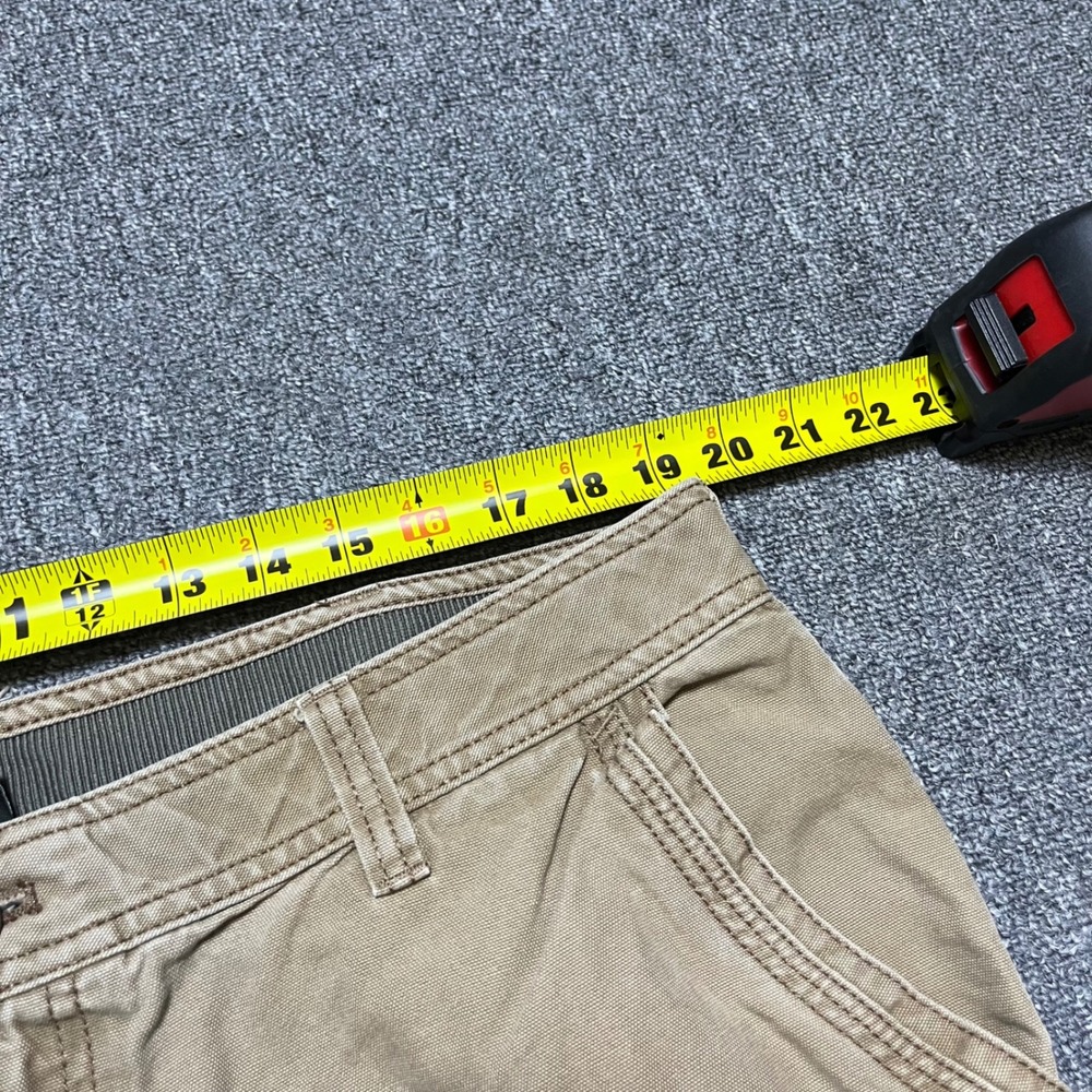 G.H. Bass & Co. Canvas Cargo Pants 38x32 Tan Khaki Cotton Workwear Outdoor - Picture 5 of 10